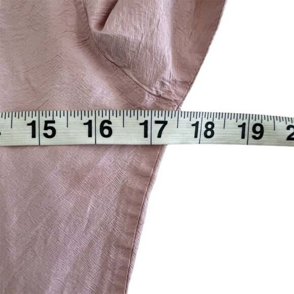 Jim Thompson Top Silk L Pastel Pink Tunic Henley Feminine Minimalist Cottagecore - Picture 13 of 16